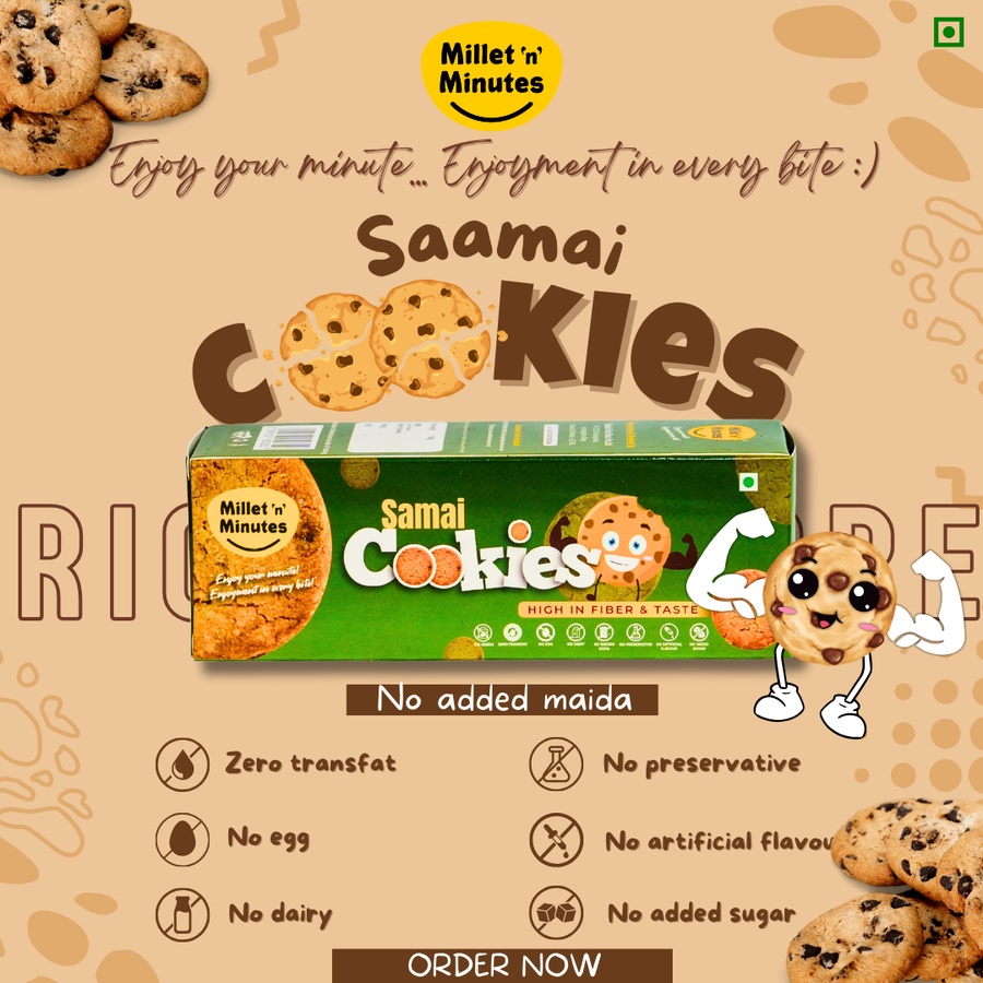 Little Millet (samai) Cookies