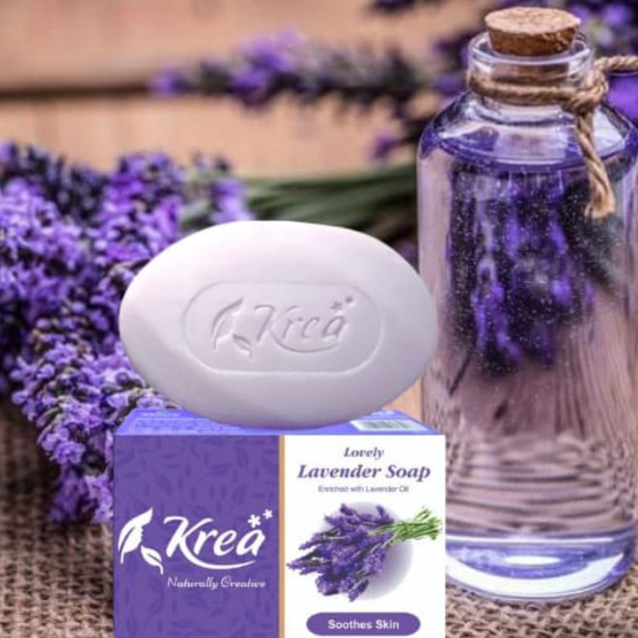 Krea Lovely Lavender Soap, Skin Soothing Soap- 100gm