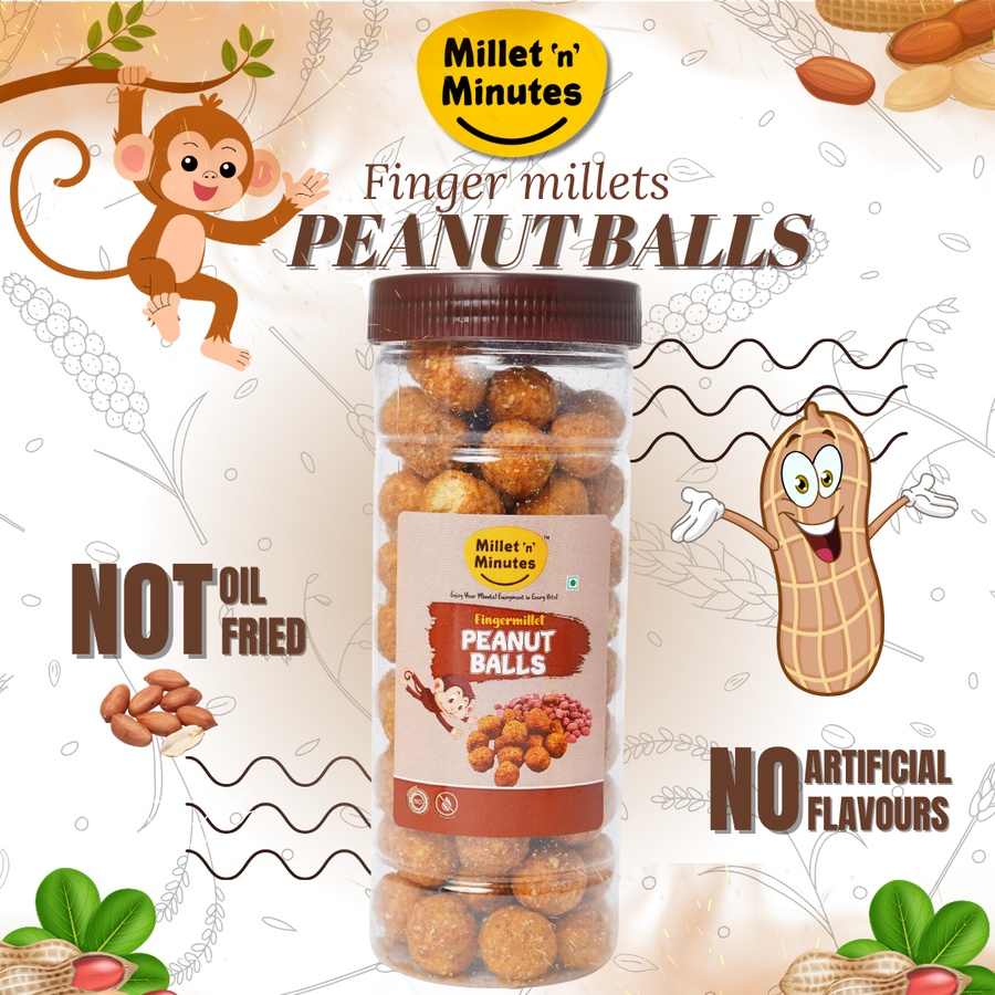 Finger Millet Peanut Balls
