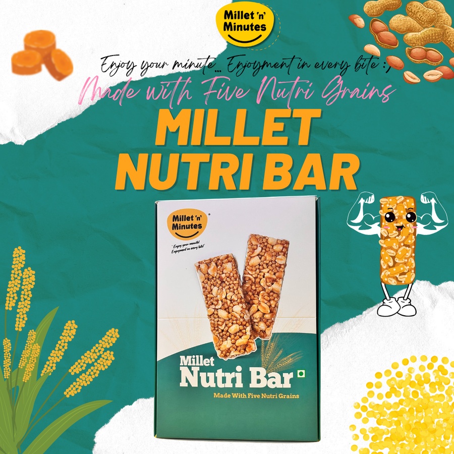 Millet Nutri Bar(25 pcs) - 500 Gms