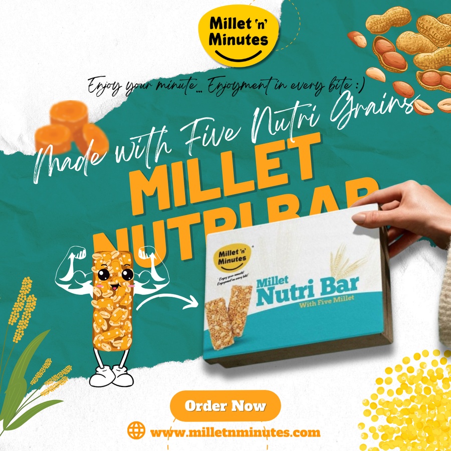 Millet Nutri Bar(10pcs)- 200g