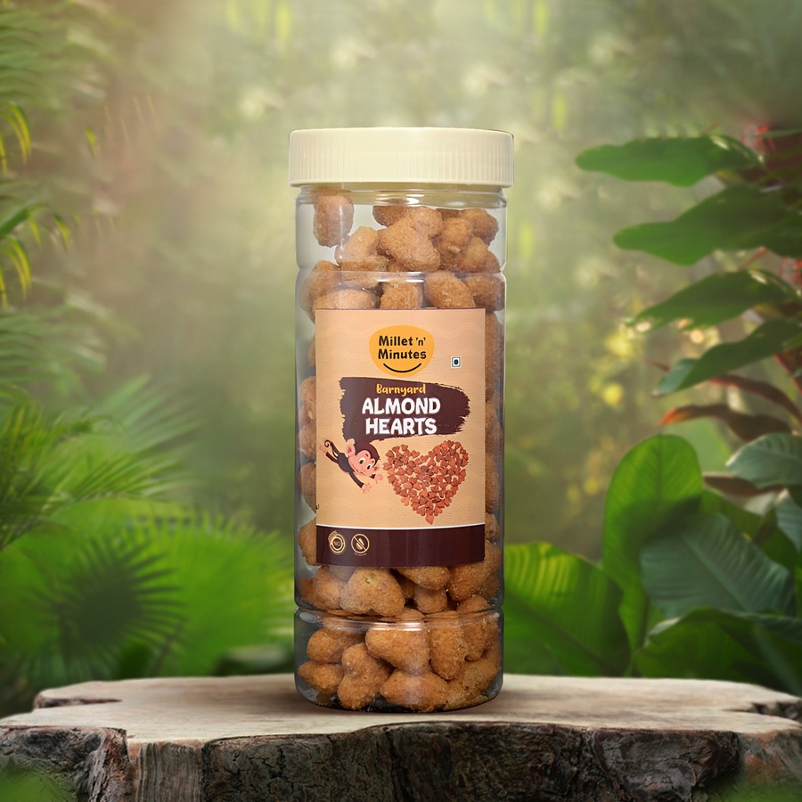 Barnyard Almond Hearts 80gms