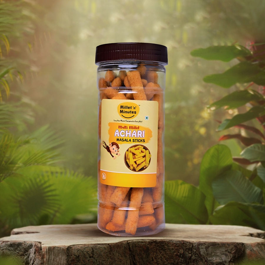 Multi Millet Achari Masala Sticks 80gms