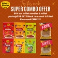 Super Saver Combo Offer- BUY 3 Millet Noodles & 3 Millet Pasta @534 GET 1 Black Rice Sevai & 1 Red Rice Sevai FREE FREE FREE